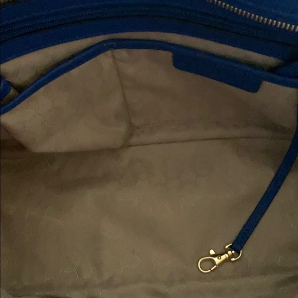 Electric blue hang bag - Picture 2 of 4